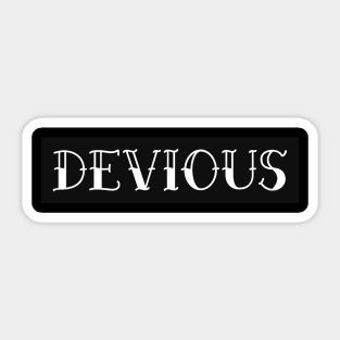 Devious Sticker